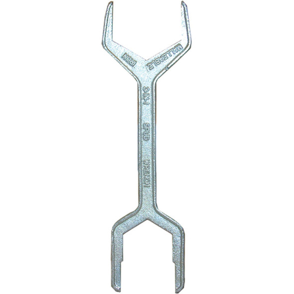 Lasco 11.75 In. Die Cast Bright Plated Plumber's Wrench 13-2059