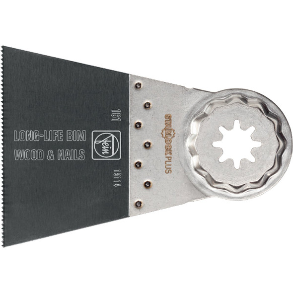 Fein Starlock 2-9/16 In. Bi-Metal Long-Life E-Cut Oscilating Blade 63502161260