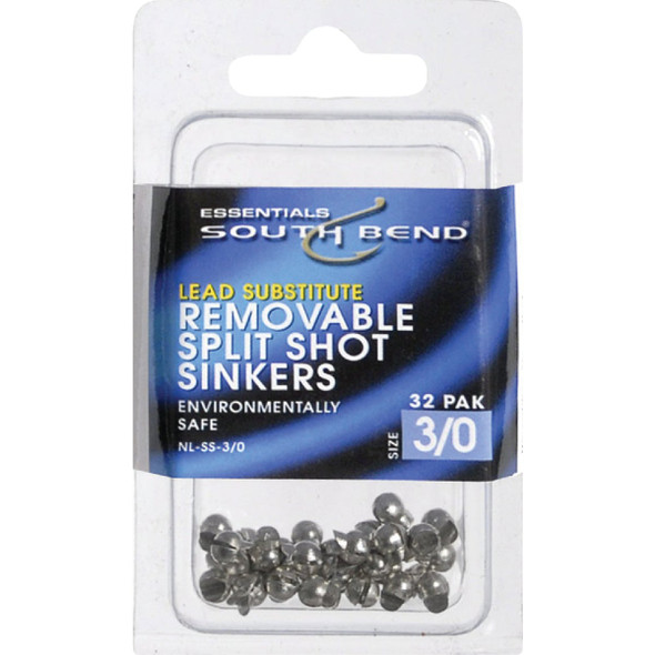 SouthBend Size BB Lead-Free Split Shot Sinker (48-Pack) NLSSBB