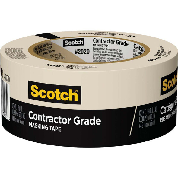 Scotch 1.88 In. x 60.1 Yd. Contractor Grade Masking Tape 2020-48MP