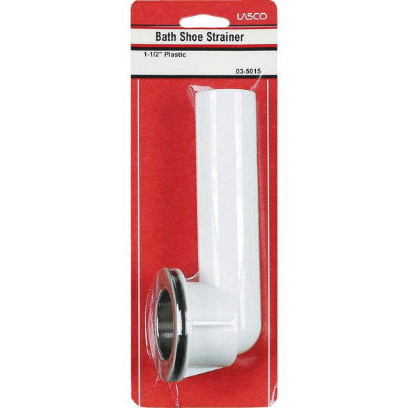 Lasco 1-1-2 In. PVC Overflow and Waste Shoe 03-5015 404059