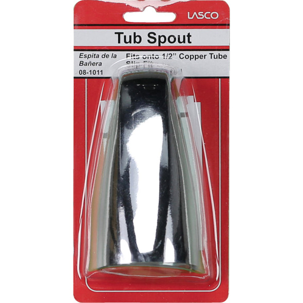 Lasco 5/8 In. Slip-Fit Chrome Bathtub Spout Lasco 5/8 In. Slip-Fit Chrome Bathtub Spout