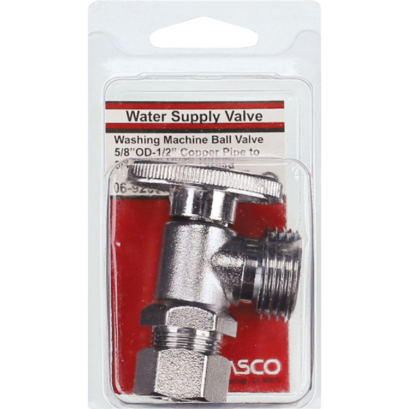 Lasco 5/8 In. Copper C Inlet x 3/4 In. MHT Outlet Washing Machine Valve Lasco 5/8 In. Copper C Inlet x 3/4 In. MHT Outlet Washing Machine Valve