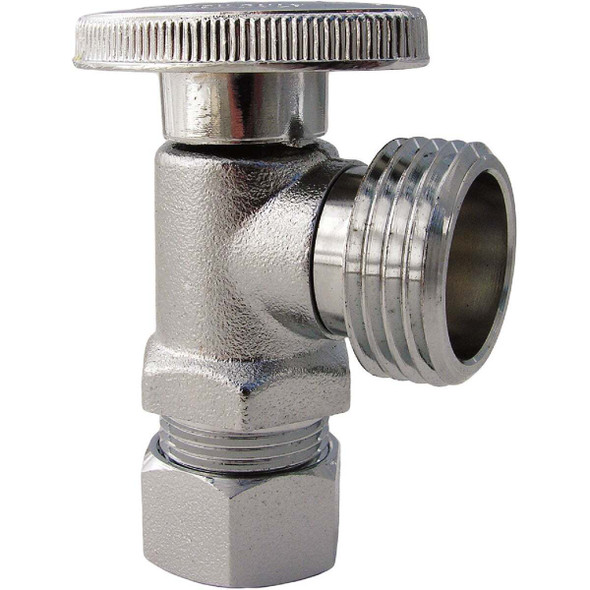 Lasco 5/8 In. Copper C Inlet x 3/4 In. MHT Outlet Washing Machine Valve 06-9253