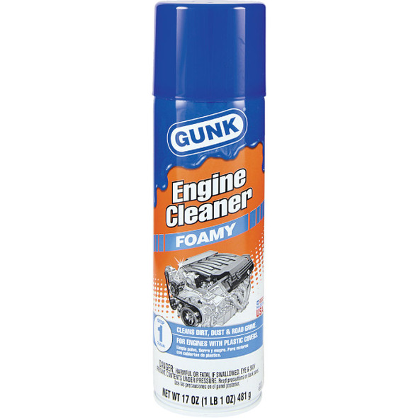 Gunk 17 Oz. Aerosol Foamy Engine Cleaner (California Compliant) FEB1CA