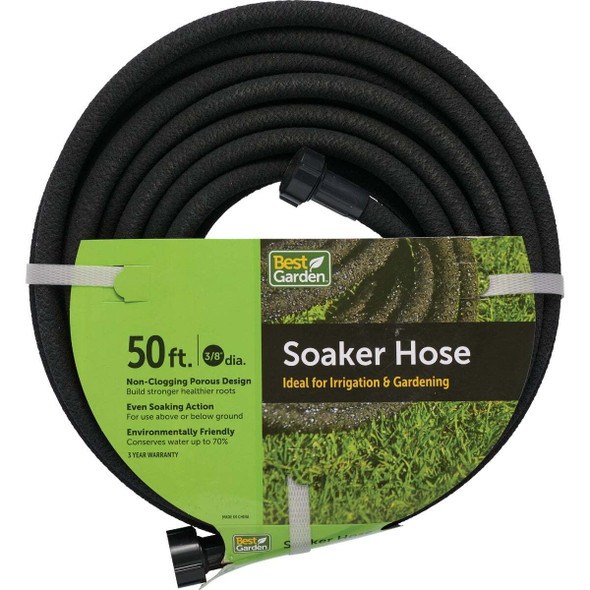 Best Garden 3/8 In. Dia. x 50 Ft. L. Soaker Hose 703600