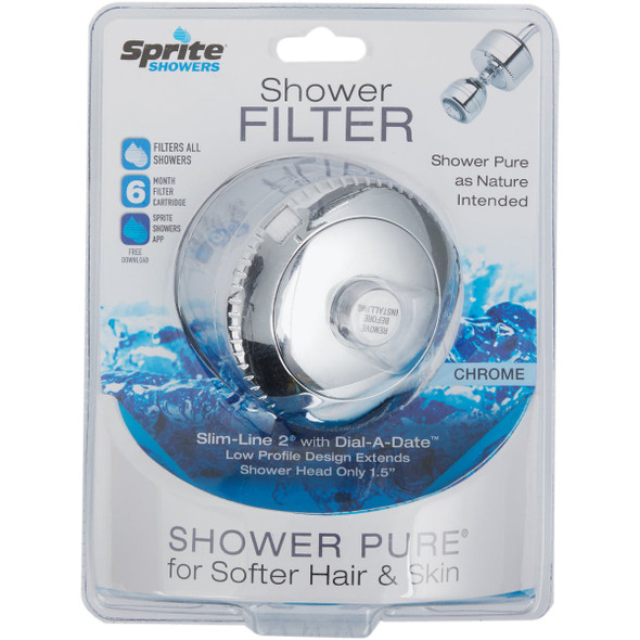 Sprite Slim-Line 2 Series Universal Showerhead Water Filter SL2-CM 430017