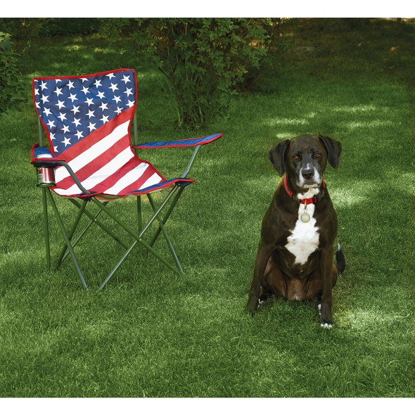 Outdoor Expressions Americana Folding Camp Chair AC2406 818891