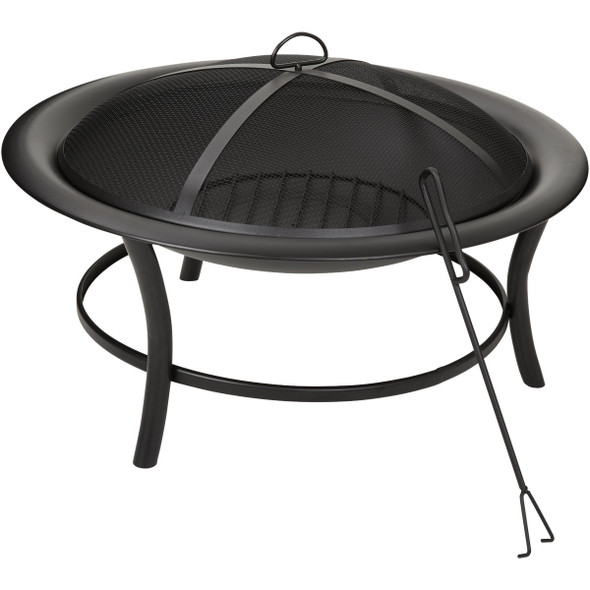 Outdoor Expressions 30 In. Round Steel Fire Pit FT-1062C Outdoor Expressions 30 In. Round Steel Fire Pit FT-1062C