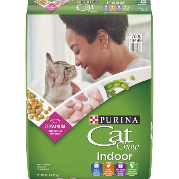 Purina Cat Chow Indoor Formula 15 Lb. Chicken Flavor Adult Dry Cat Food 178865