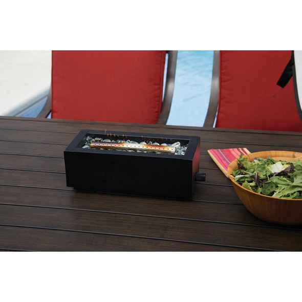 Outdoor Expressions 14 In. Rectangular Table Top Gas Fire Pit GFT-30580 875123