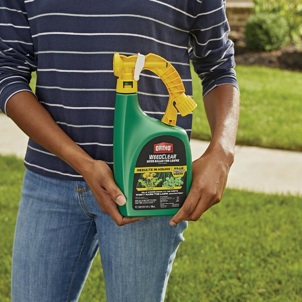 Ortho WeedClear 32 Oz. Ready To Spray Hose End Weed Killer For Lawns 0204910 745183
