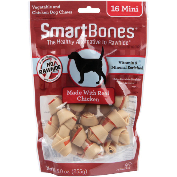SmartBone Mini Chicken Chew Bone (16-Pack) SBC-00201