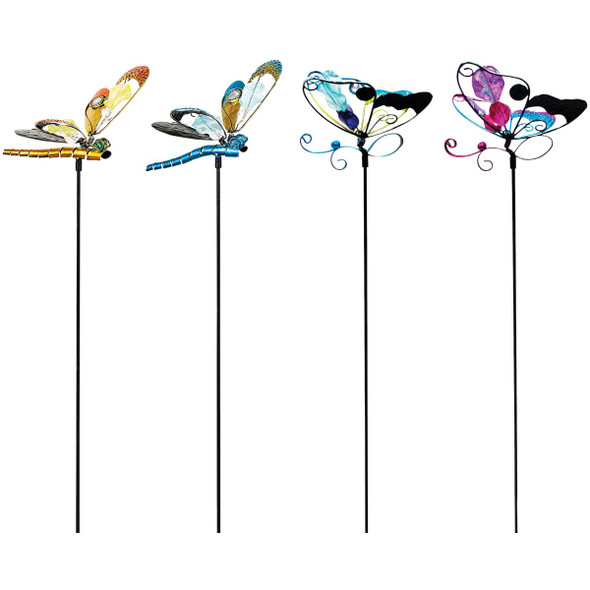 Alpine Dragonfly Garden Stake LJJ1105ABB Pack of 12