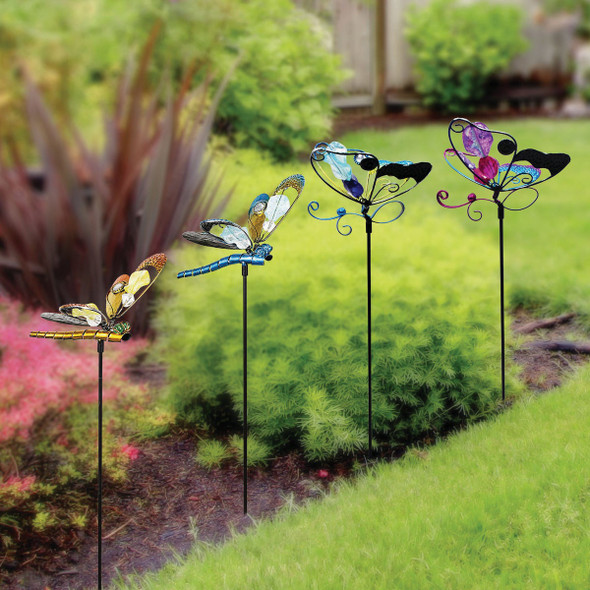 Alpine Dragonfly Garden Stake LJJ1105ABB Pack of 12 818192