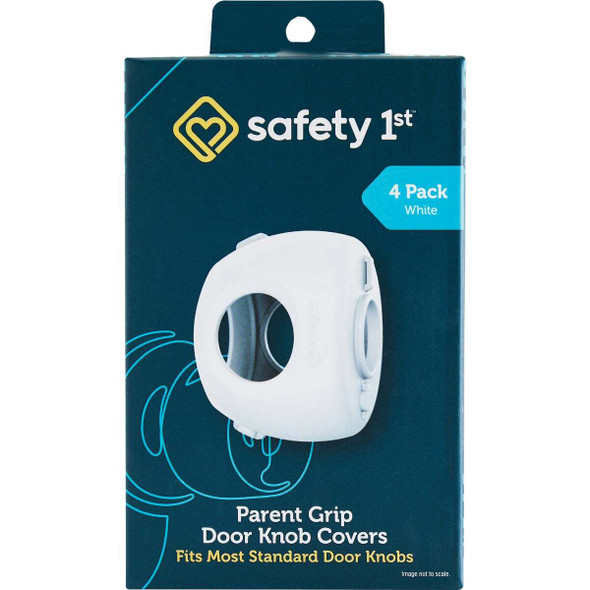 Safety 1st Grip n' Twist Snap-On White Door Knob Cover (4-Pack) HS326