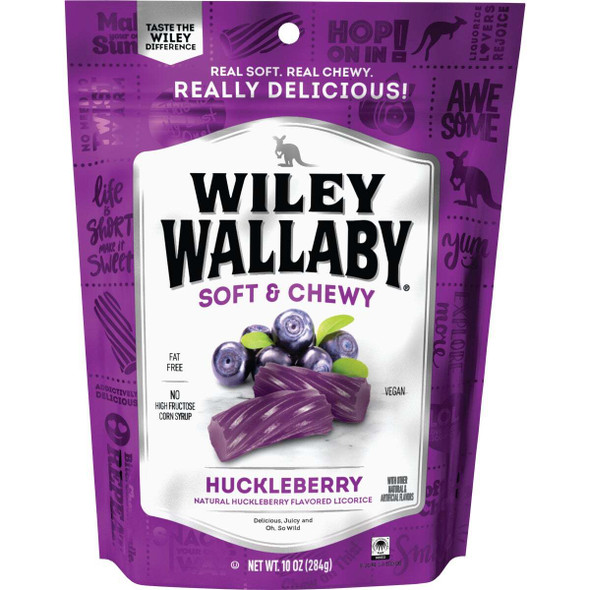 Wiley Wallaby Huckleberry Licorice 10 Oz. Candy 122025