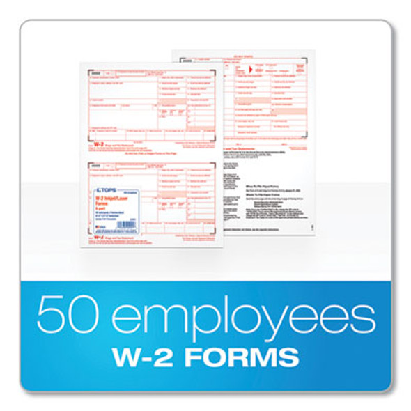 FORM,W-2,LASER-6PRT 50/PK