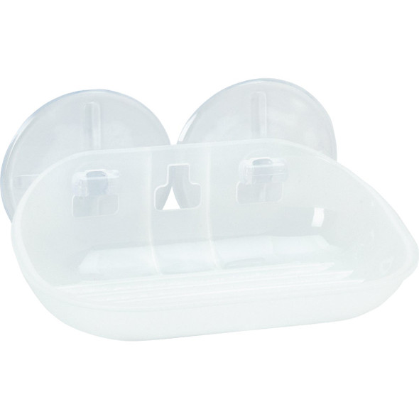 Zenna Home Frosted Finish Suction Soap Dish 2615KK2