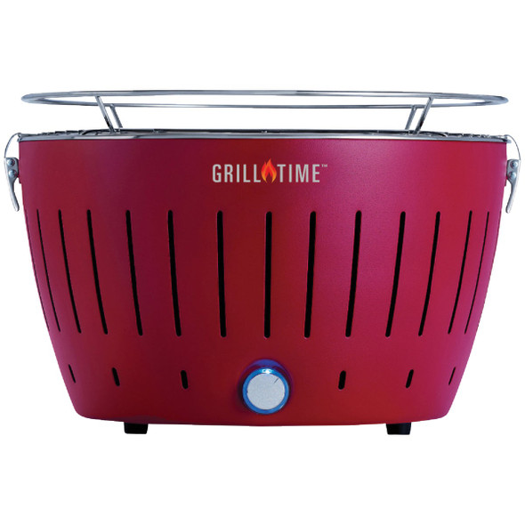 Grill Time Tailgater GT Red 124 Sq. In. Charcoal Portable Grill UPG-R-13