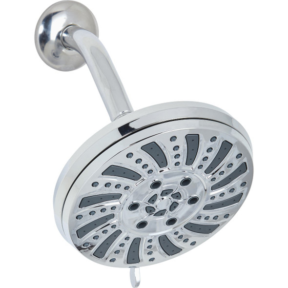 Home Impressions 6-Spray 1.8 GPM Fixed Shower Head, Chrome 725211CP