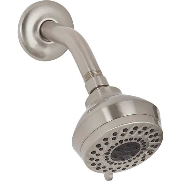 Home Impressions 6-Spray 1.8 GPM Fixed Shower Head, Brushed Nickel 722811BNP
