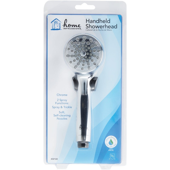 Home Impressions 2-Spray 1.8 GPM Handheld Shower Head, Chrome 713701CP 432122