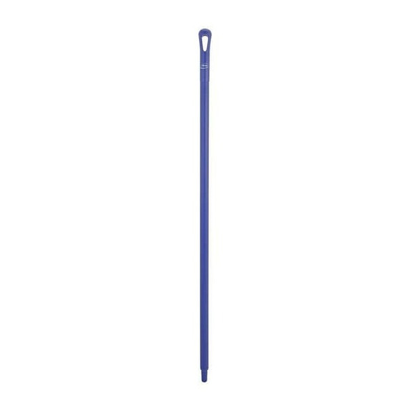 Vikan 1300mm Color Coded Handle, 1 1/4 in Dia, Purple, Polypropylene 29608