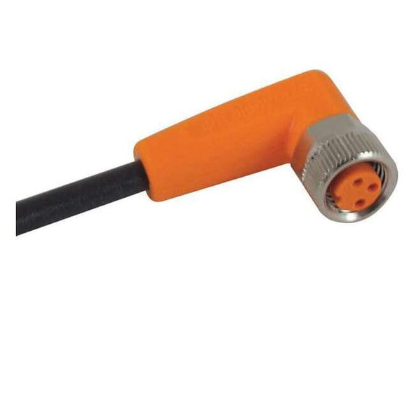Ifm Cordset,3 Pin,Receptacle,Female EVC145