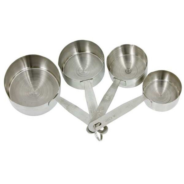 Crestware Measuring Cup Set of 4,Gray,SS MEACP