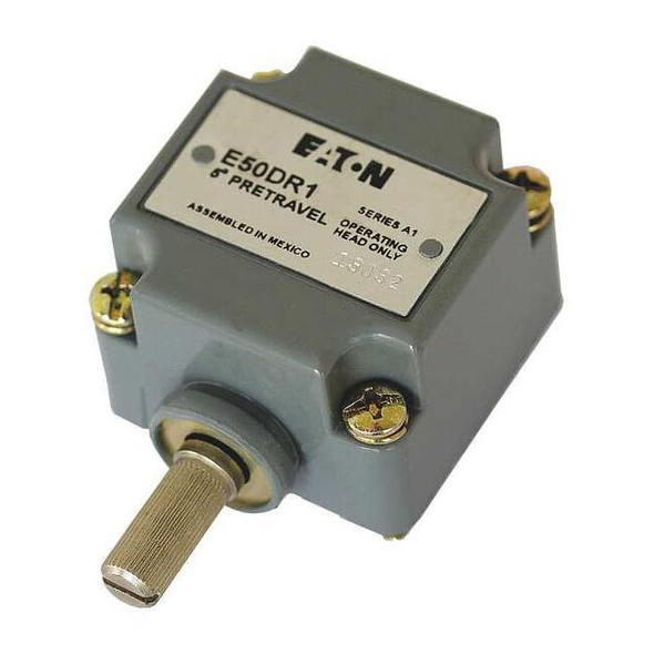 Eaton Cutler-Hammer Lmt Switch Hd,Rotary Lvr,Side,.63 In,10A E50DR1