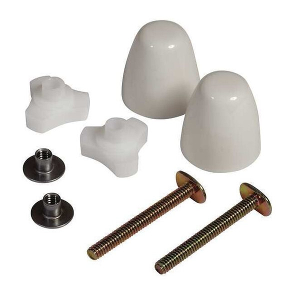 American Standard EZ-Install Bolt Cap Kit, Toilet, Plastic 7381251-200.0200A