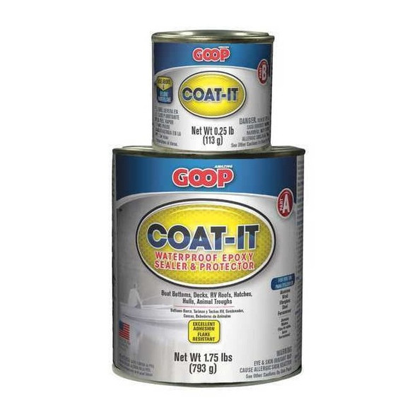Epoxy Sealer, Gray, 2 lb, 20 sq ft, Amazing Goop Series