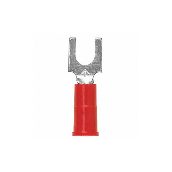 3m Fork Terminal,Lockng,#6 Stud,Red,PK25 LFV18-6Q
