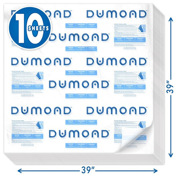 Dumond Paint Remover,3x3 ft Sheets,PK10 1024 Dumond Paint Remover,3x3 ft Sheets,PK10 1024