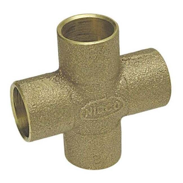 Nibco Cross,Bronze,Cup1/2",1/2",1/2",1/2" 735-LF 1/2