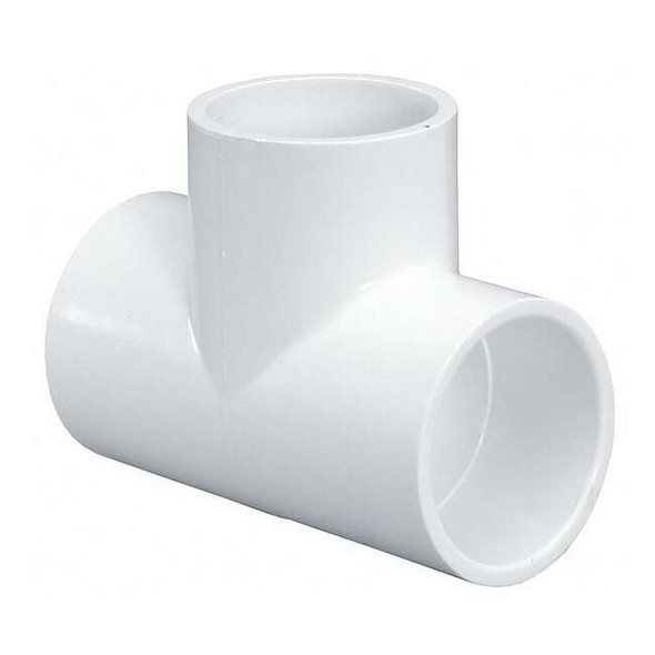 Manufacturer Varies PVC Tee, Socket x Socket x Socket, 2-1/2 in Pipe Size 401025