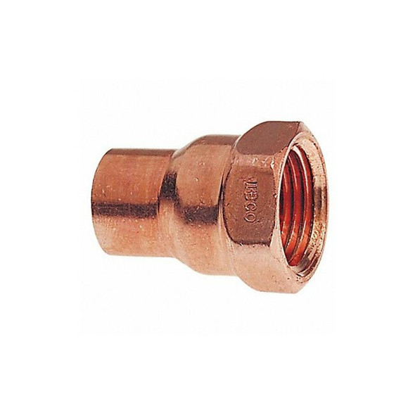 Nibco 1" NOM C x 1-1/4" FNPT Copper Adapter 603R 1X11/4