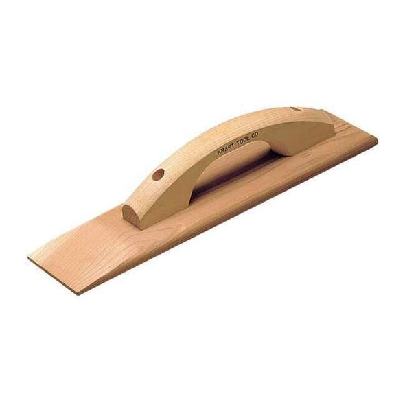 Kraft Tool Concrete Float,Sq,3-1/2 x 18 in,Redwood CF257