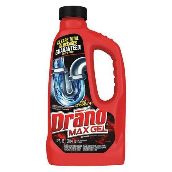 Drano Gel Clog Remover,Size 32 oz.,PK12 335710