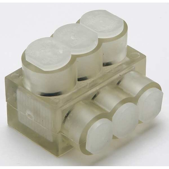 Burndy Insulated Multitap Connector,1.51 In. L BIBS43