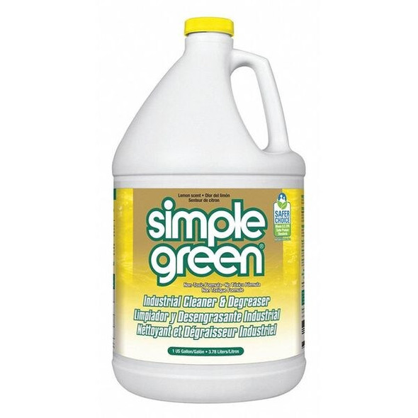 Simple Green Cleaner/Degreaser, 1 Gal Jug, Liquid, Yellow 3010200614010