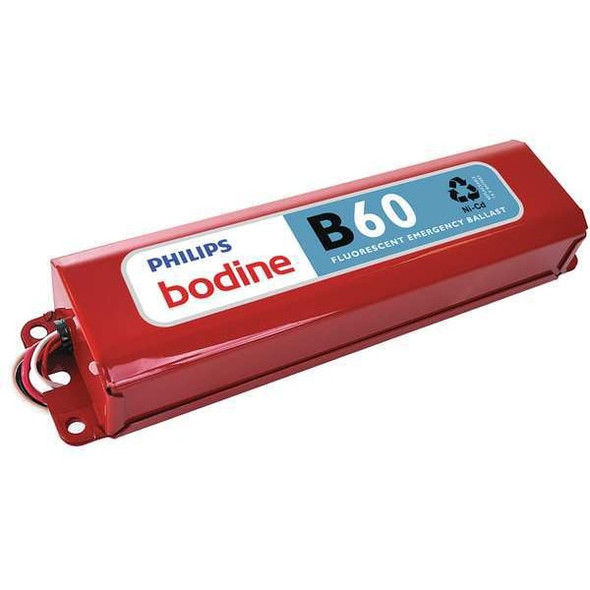 Bodine 17215 W, 700 lm Linear Fluorescent Emergency Ballast B60