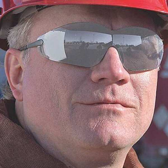 Mcr Safety SafetyGlasses,Clr,ScratchResistant,Slvr S2210 Mcr Safety SafetyGlasses,Clr,ScratchResistant,Slvr S2210
