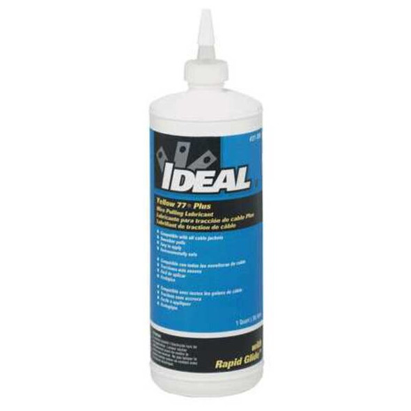 Ideal Wire Pulling Lubricant,1 qt. Bottle,Ylw 31-398