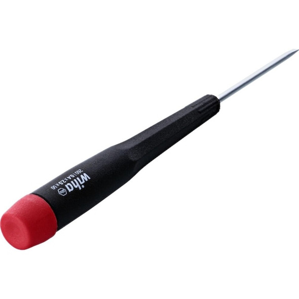 Wiha Prec. Screwdriver, Slotted, 2.5mm x 2 in. 26025