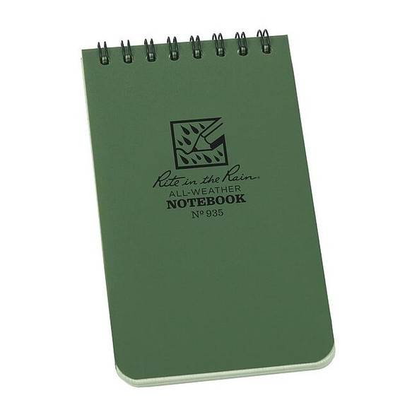 Rite in the Rain All Weather Memo Book,Universal,3 x 5 In 935