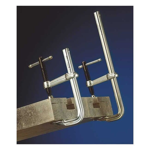 Bessey 4 in Bar Clamp, Steel Handle and 2 1/4 in Throat Depth MMS-4