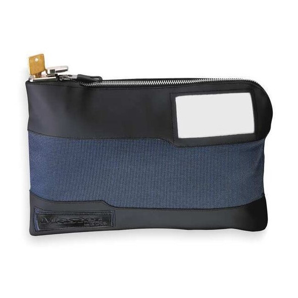 Master Lock DepositBag,Blue,Nylon,11-1/2inH,8-1/4inW 7120D