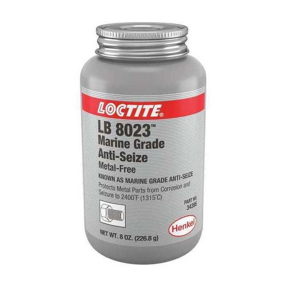 Loctite Anti Seize,Marine,8 oz,Brush Top Can LB 8023(TM) 299175